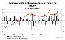 Consommation des ménages France décembre 2010 : les voitures au détriment du reste