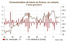 La consommation des ménages est en panne mais ne pèse pas sur la croissance