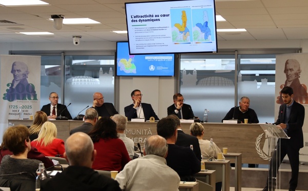 Communauté d'agglomération de Bastia : séminaire prospective territoriale