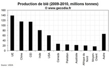 Les principaux producteurs de blé dans le monde